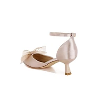 Cadell Bow Detail Satin Sandals Women
