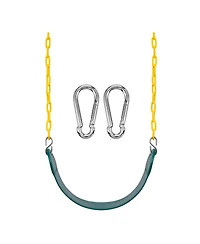 Sorbus 68" Chain Heavy Duty Swing Seat with Snap Hooks - Playground Swing Supports 220lb for Kids Outdoor Play