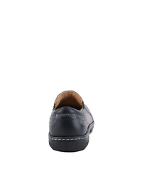 L'Artiste Women's Annawan Floral Embossed Handpainted Leather Comfort Slip-On Shoes with Stretch Gore and Padded Collar