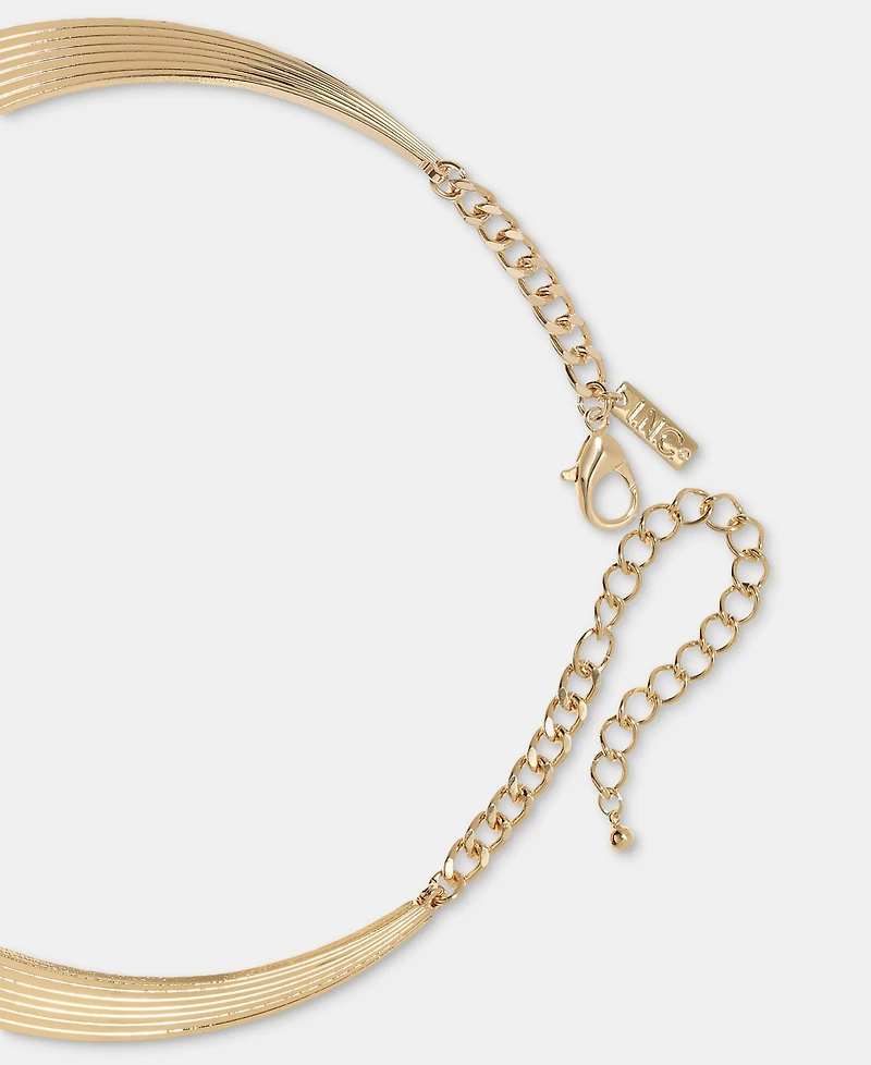I.n.c. International Concepts Textured Twist Collar Necklace, 16" + 3" extender, Macy's Exclusive