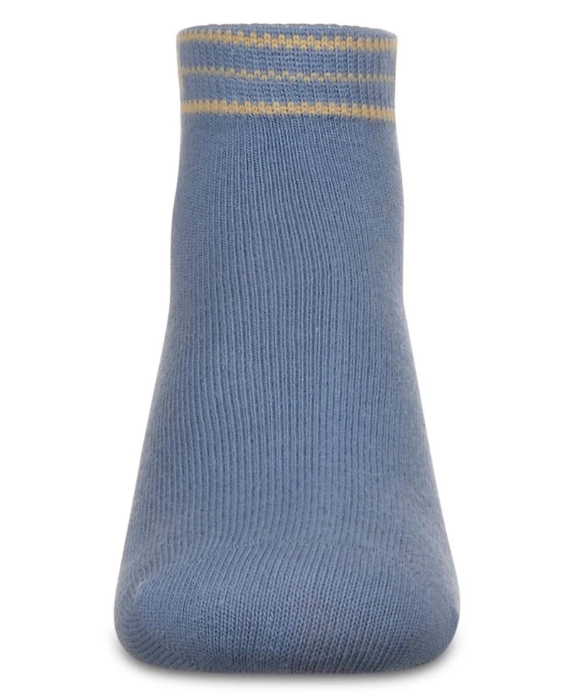 Memoi Little Girls M Multi Line Anklet Socks