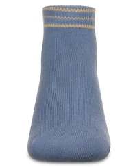 Memoi Little Girls M Multi Line Anklet Socks