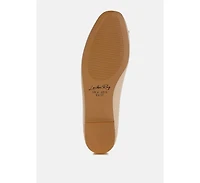 Enchanted Faux Leather Casual Ballerinas Women