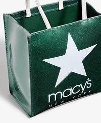 Dani Accessories Macy's Logo Forest Green Shoulder Tote, Macy's Exclusive
