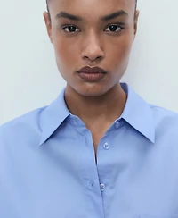 Mango Women's Pocket Oversize Shirt