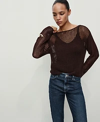 Mango Women's Newmom Comfort High-Rise Jeans