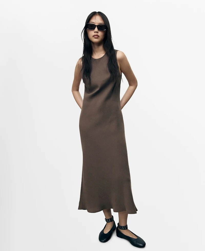 Mango Women's Modal Midi-Dress