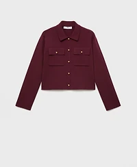 Mango Women's Pocket Knit Jacket