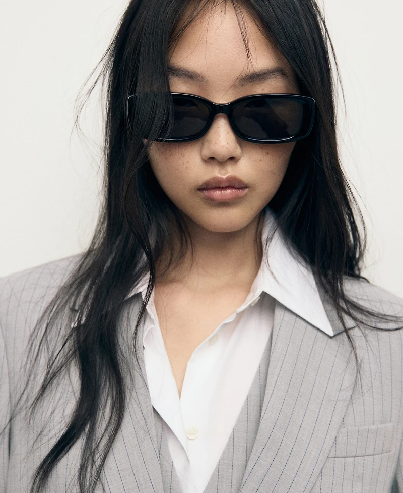 Mango Women's Pinstripe Suit Jacket
