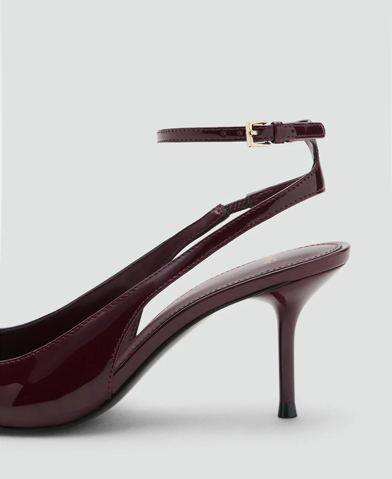 Mango Women's Patent Heeled Shoes