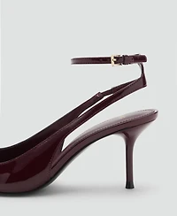 Mango Women's Patent Heeled Shoes