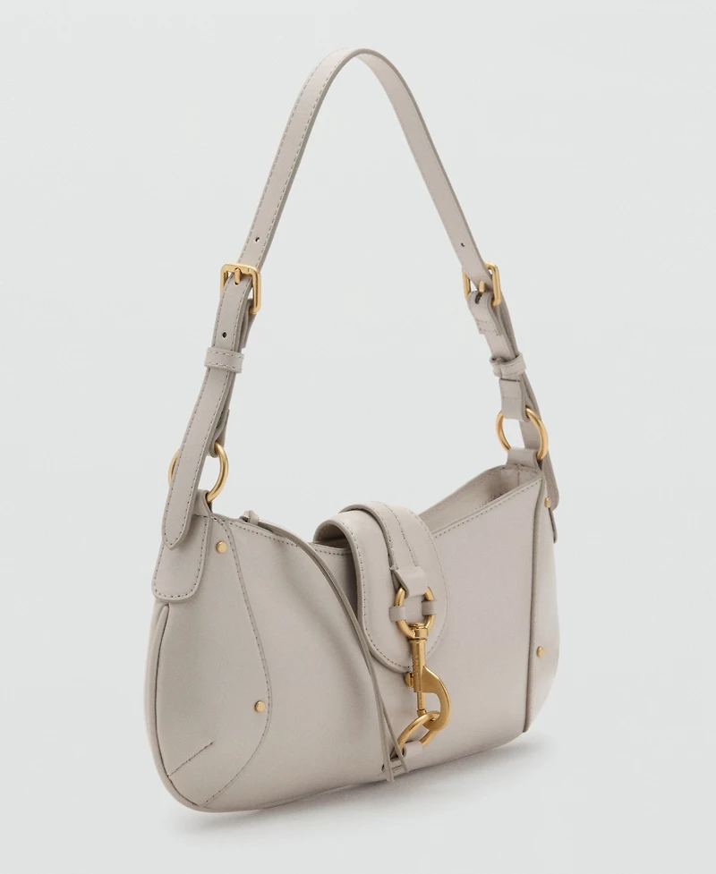 Mango Women's Hook Fastener Shoulder Bag