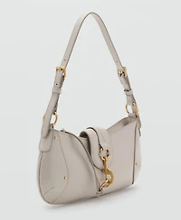 Mango Women's Hook Fastener Shoulder Bag