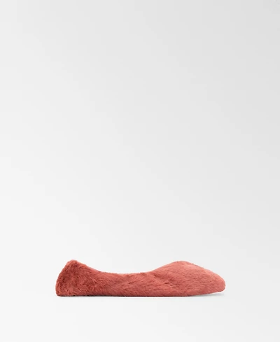 Mango Women's Fur-Effect Ballerina Flats