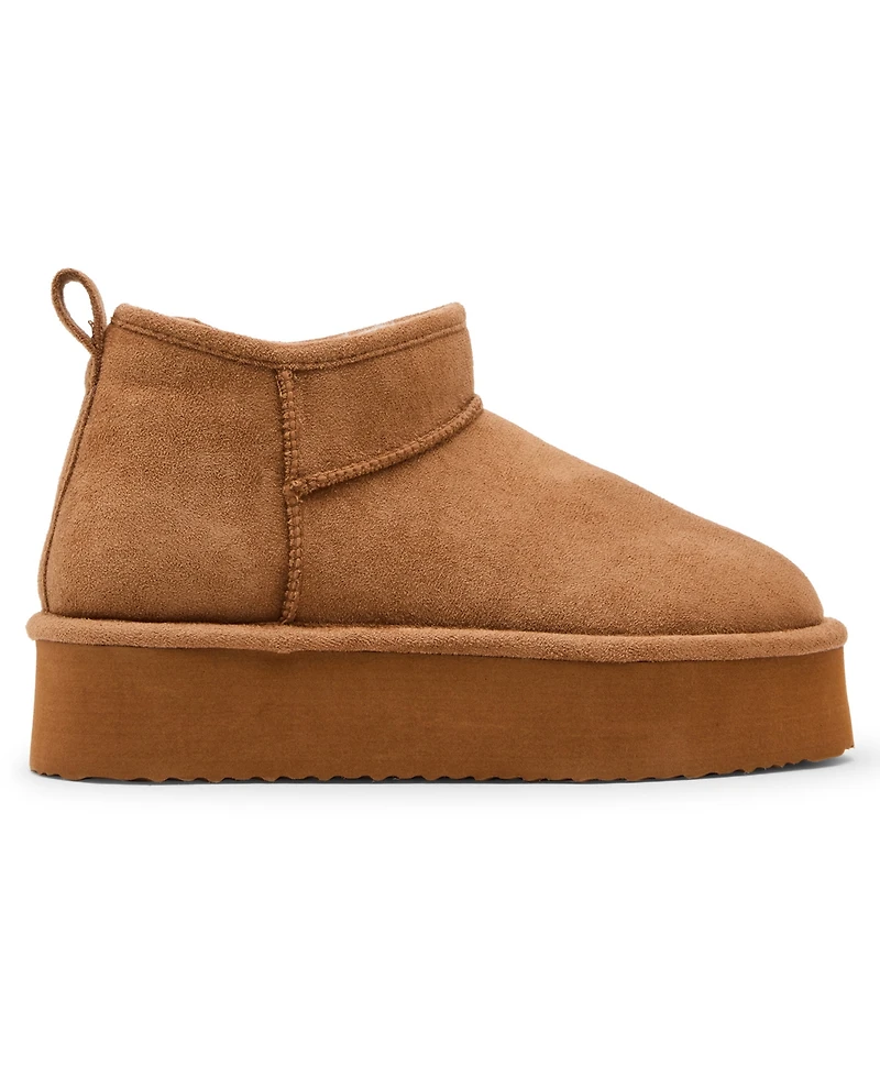Madden Girl Women's Brave Cozy Mini Platform Booties