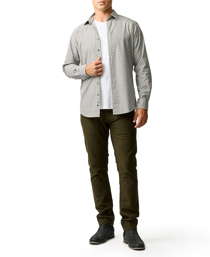 Rodd & Gunn Men's Henderson Valley Long Sleeve Slim Fit Shirt