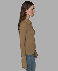 Karl Lagerfeld Paris Women's Long Sleeves Sweater