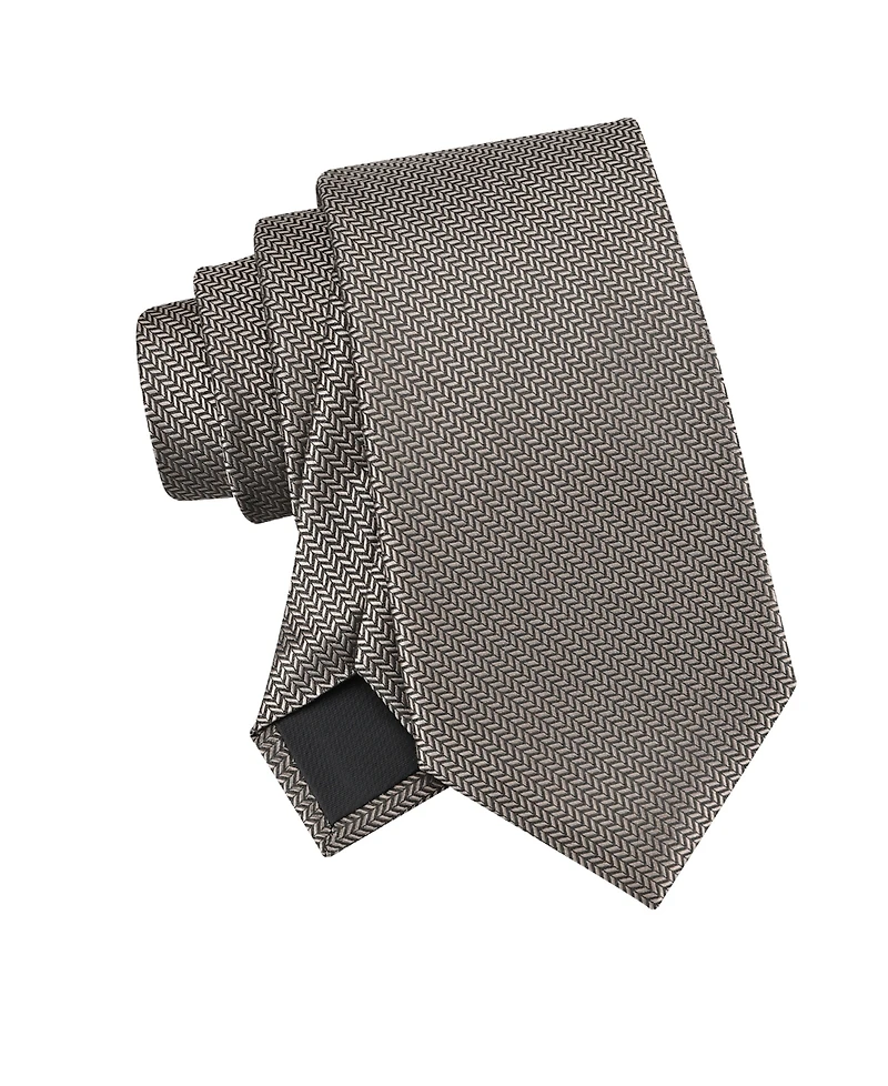 Calvin Klein Men's Mason Chevron Striped Tie