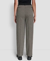 Dkny Petite Double Pleat Trousers