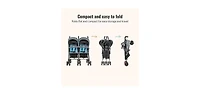 Dream On Me Baby Volgo Twin Umbrella Stroller
