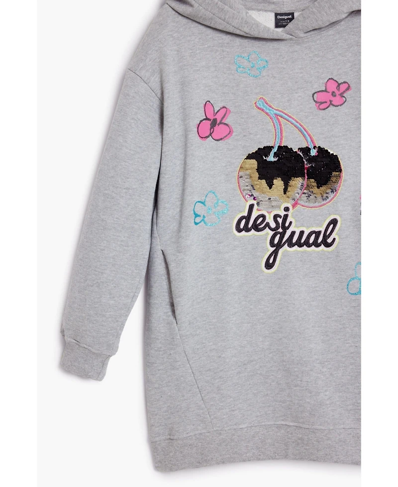 Desigual Girls's Cherry hooded dress