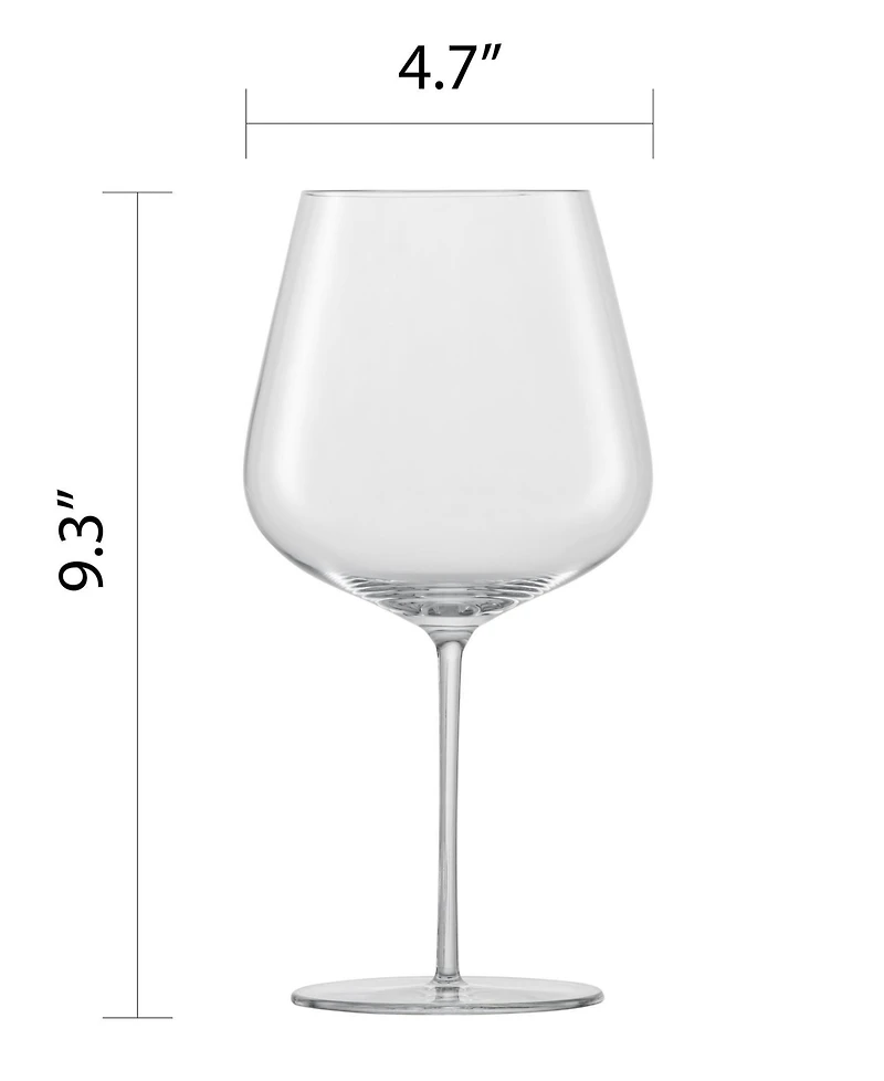 Zwiesel Glas Vervino Burgundy Glasses, Set of 4