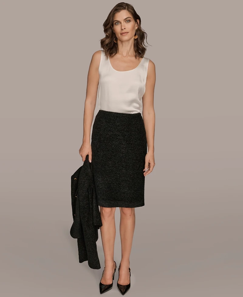 Donna Karan New York Women's Novelty Mini Skirt
