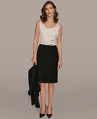 Donna Karan New York Women's Novelty Mini Skirt