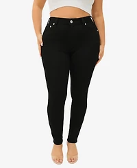 True Religion Plus Jennie Curvy Skinny Mid Rise Jeans