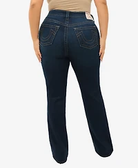 True Religion Plus Billie Straight Mid Rise Jeans