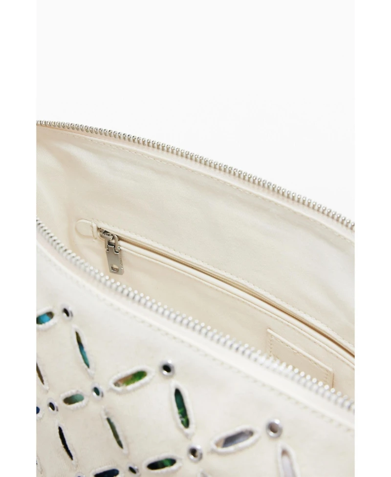 Desigual Women's Medium perforated crossbody bag