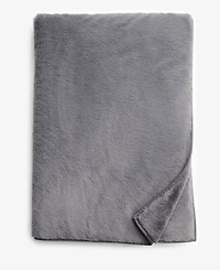 Hotel Collection Double-Sided Faux-Fur Throw, 50" x 70", Macy's Exclusive