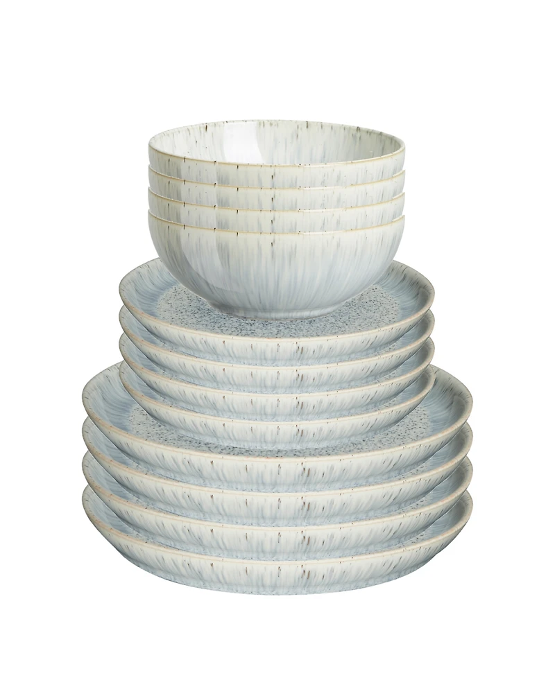 Denby Halo Speckle 12 Pc. Dinnerware Set, Service for 4