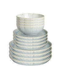 Denby Halo Speckle 12 Pc. Dinnerware Set, Service for 4