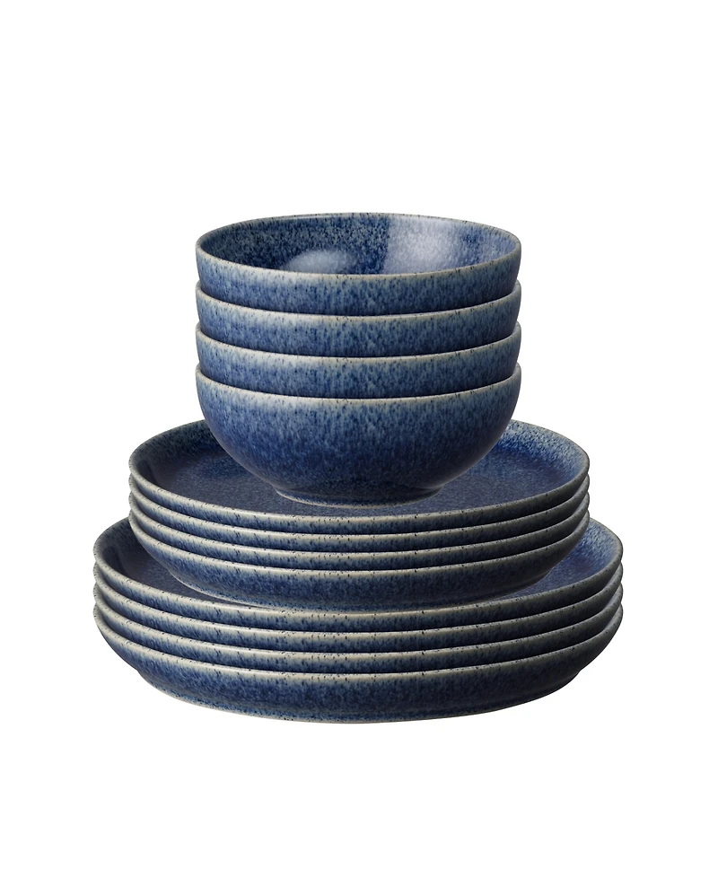 Denby Studio Blue 12 Pc. Dinnerware Set, Service for 4