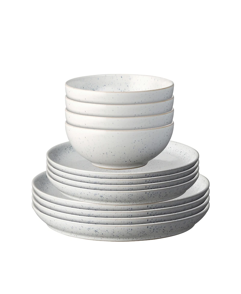 Denby Studio Chalk 12 Pc. Dinnerware Set, Service for 4