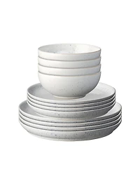 Denby Studio Chalk 12 Pc. Dinnerware Set, Service for 4