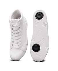 White | High-top Sneaker Fuego