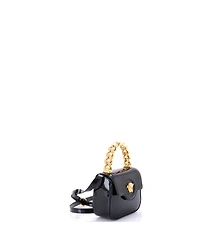 Pre-Owned Versace Mini La Medusa Chain Handle Crossbody Bag (Outlet) Patent