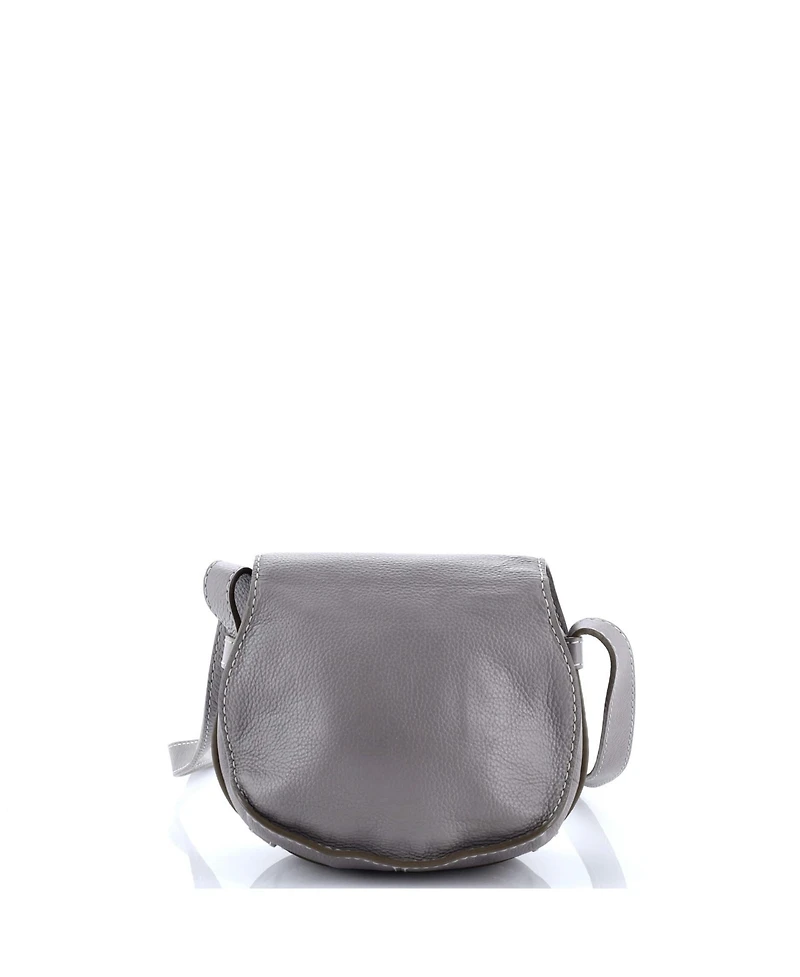 Pre-Owned Chloe Mini Marcie Crossbody Bag Leather