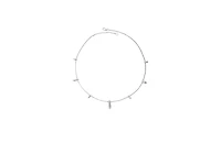 Lucy Quartermaine Shard Station Necklace