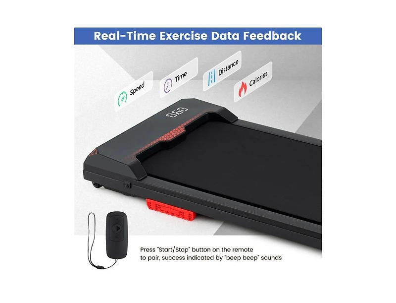 Akiudex Under Desk Walking Treadmill with App Control and Led Display