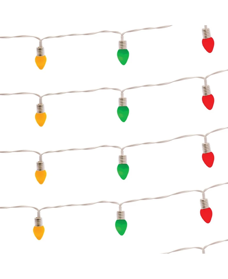 Led Lighted Strand With Classic Bulb Design (Set of 6 Strands)