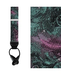 Trafalgar Big and Tall The Arcane Storm Button End Novelty Brace