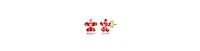 GiGiGirl 14K Gold Plated with Red Enamel Flower & Clear Cubic Zerconia Stud Earrings