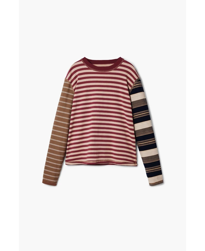 Desigual Men's Grunge striped T-shirt
