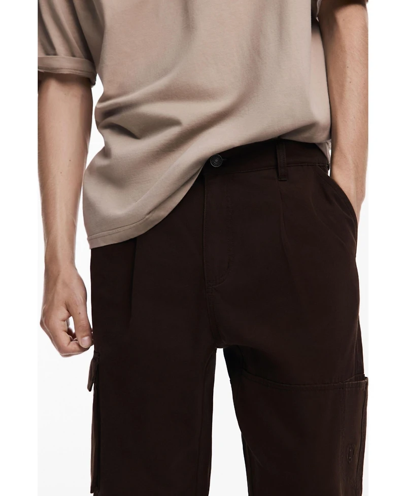 Desigual Men's Long pants with patch