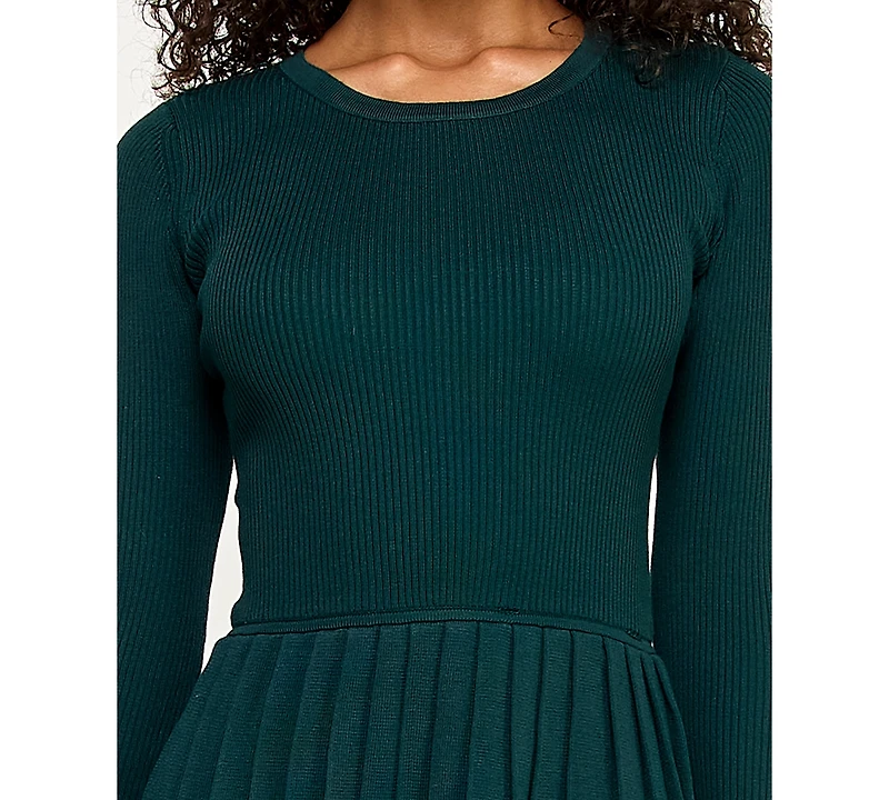 Bcx Women's Long Sleeve Sweater Dress