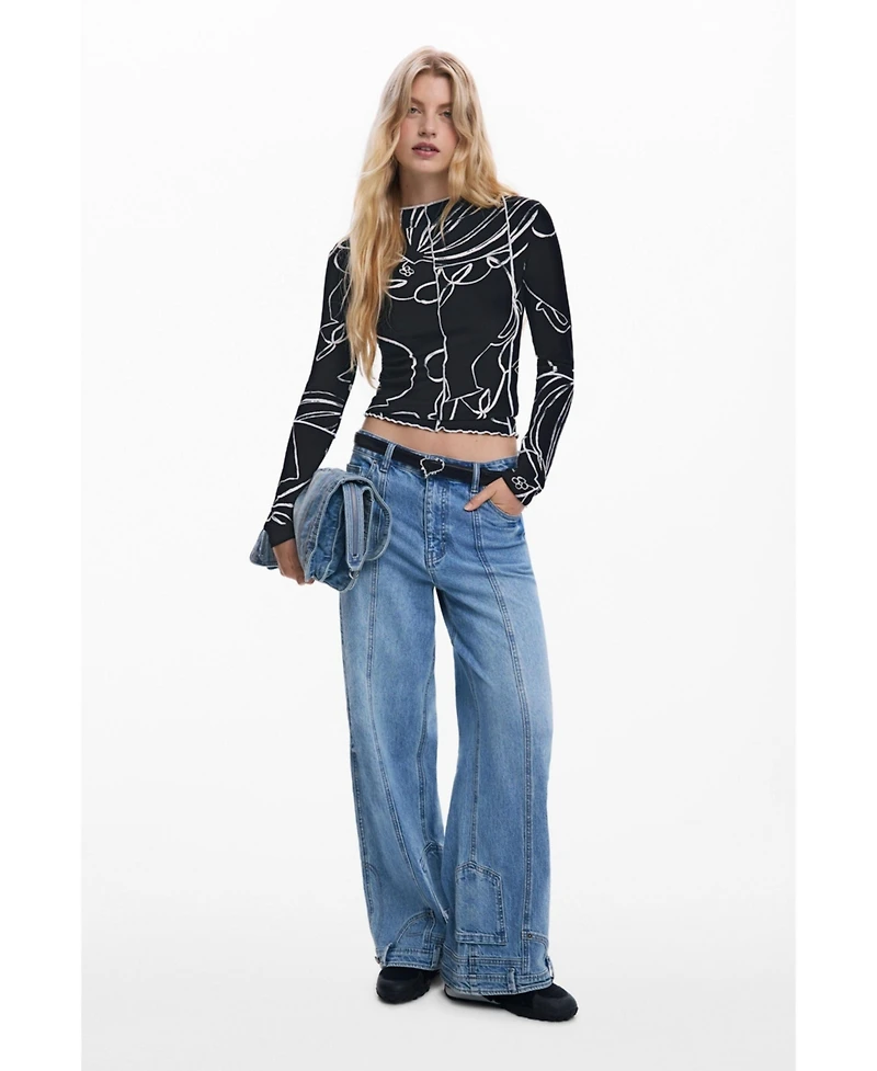 Desigual Women's Vase silhouettes T-shirt