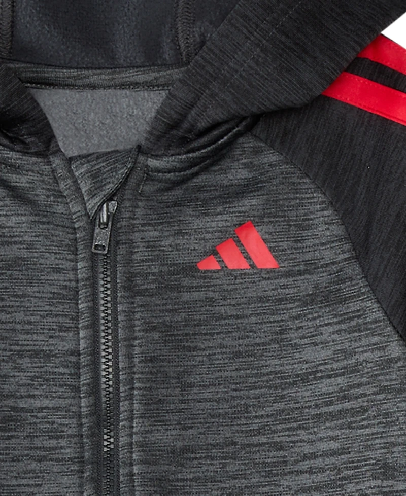 adidas Baby Boys 2-Piece Hoodie and Elastic Waistband Joggers Set